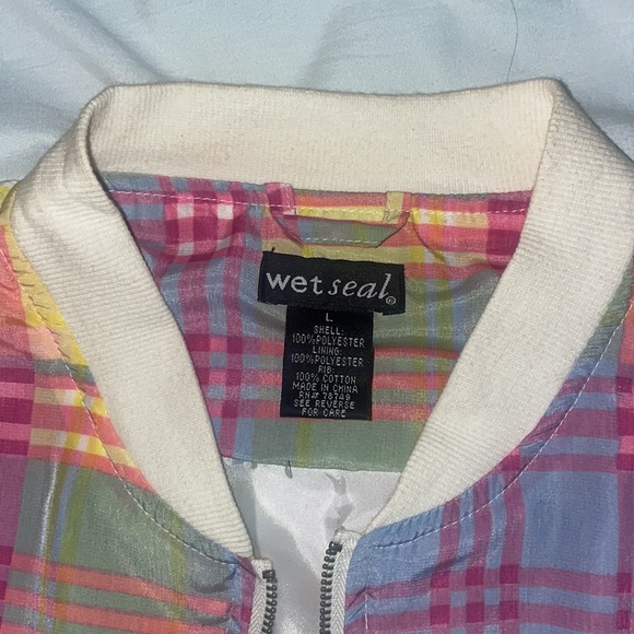 Colorful plaid zip jacket - Picture 3 of 4